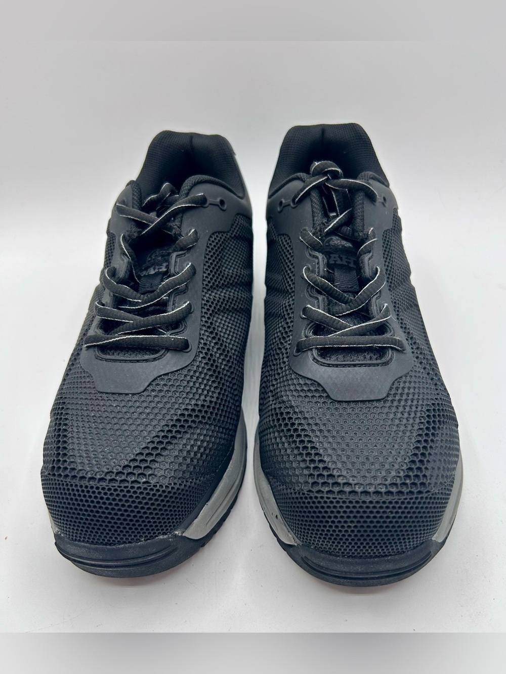 Brahma Steel Toe Kamden Safety Work Shoes Black Gray Slip Resistant Mens 7